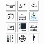 PAPIER TOILETTE - Jumbo de 380m colis de 6 rlx